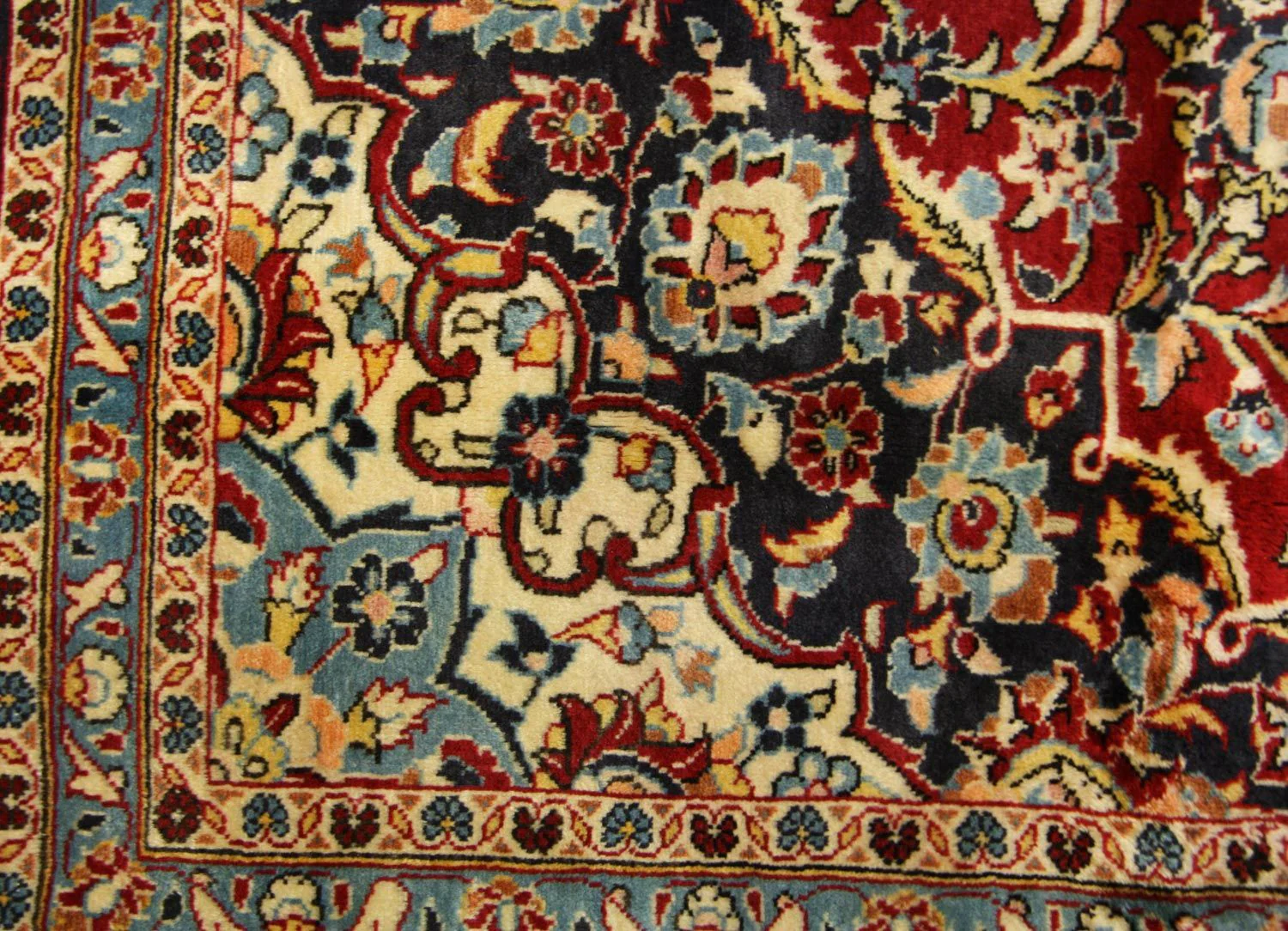 Perserteppich - Keshan 354 x 258 cm - rot - Image 4
