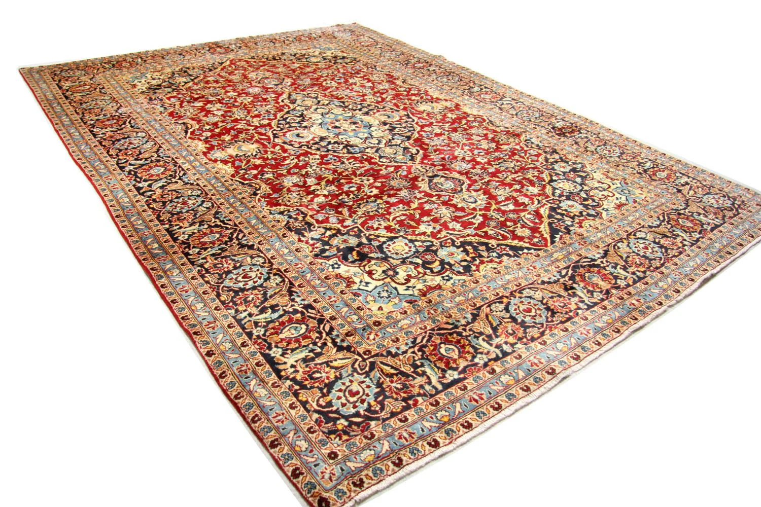 Perserteppich - Keshan 354 x 258 cm - rot - Image 5