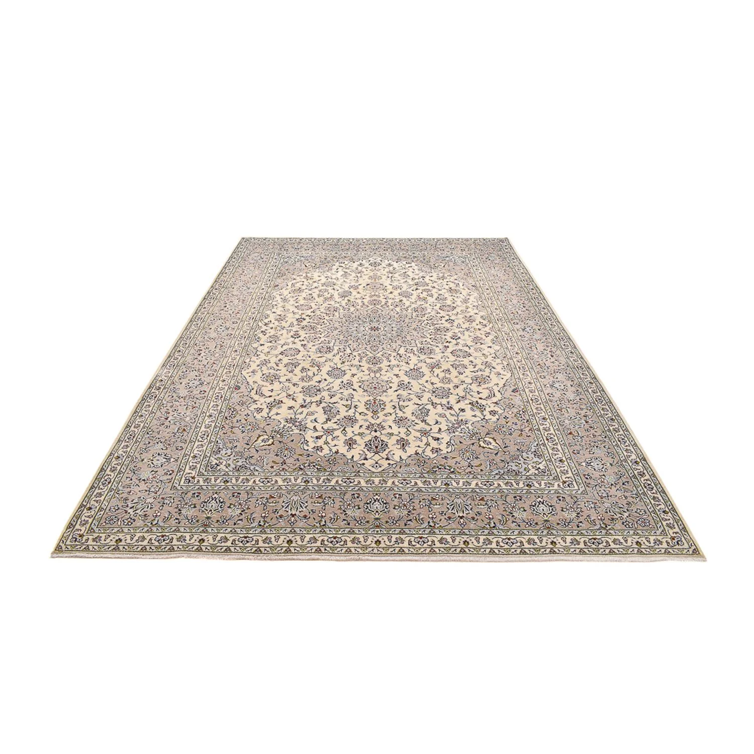 Perserteppich - Keshan - 355 x 245 cm - dunkelbeige - Image 5