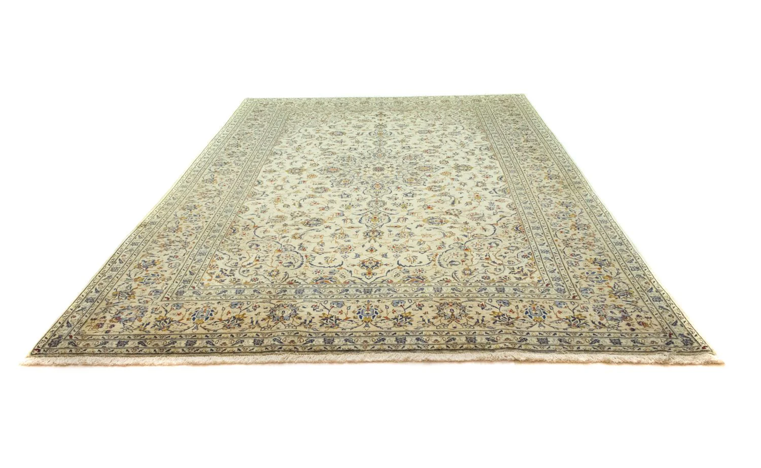Perserteppich - Keshan 355 x 245 cm - beige - Image 5