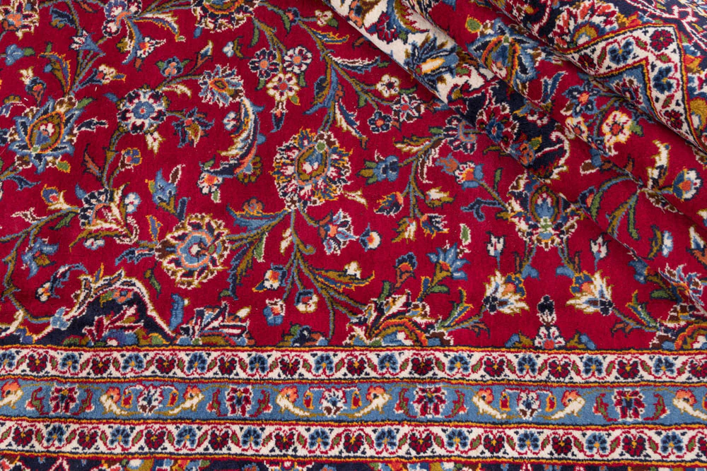 Perserteppich - Keshan - 355 x 255 cm - rot - Image 9