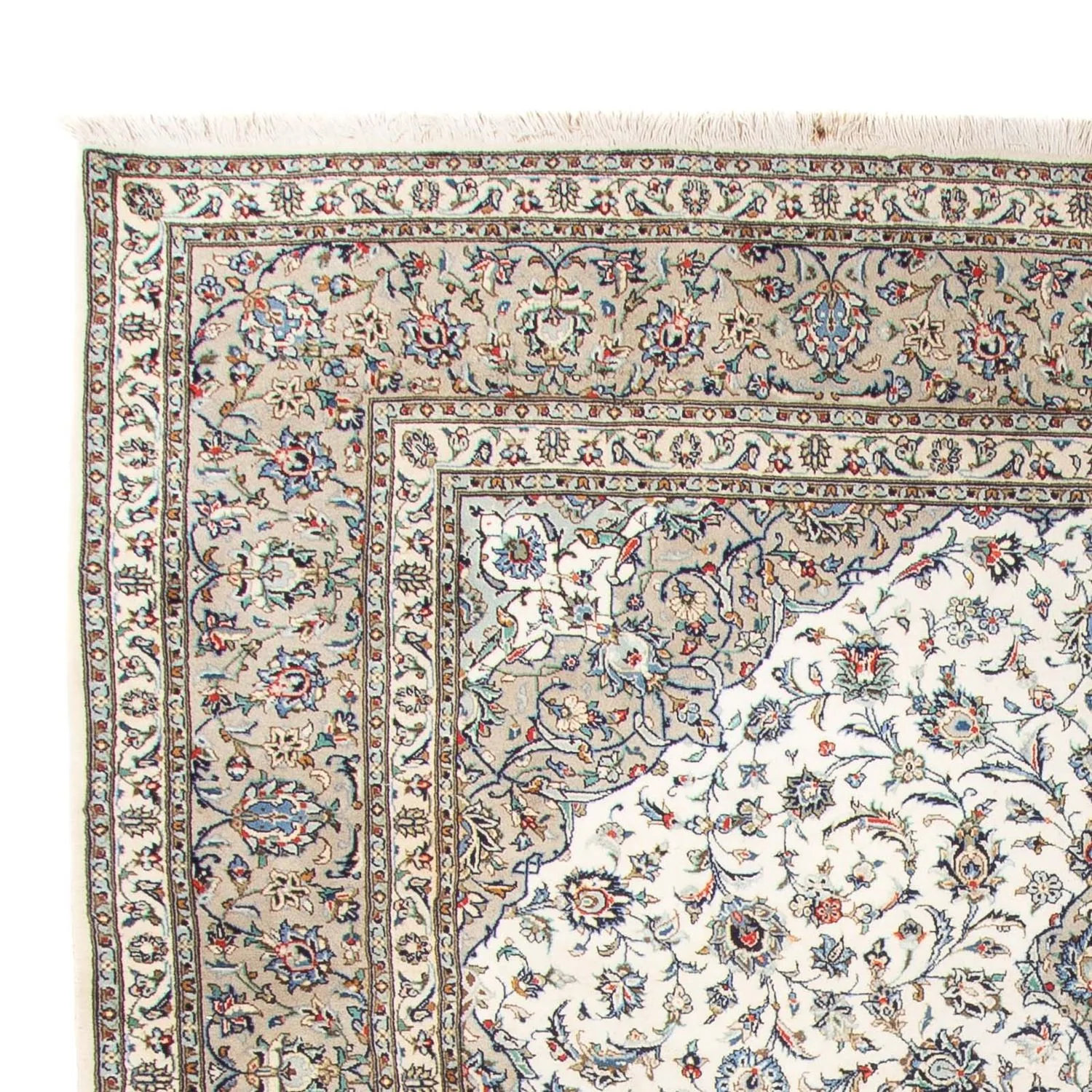 Perserteppich - Keshan - 356 x 250 cm - beige - Image 3