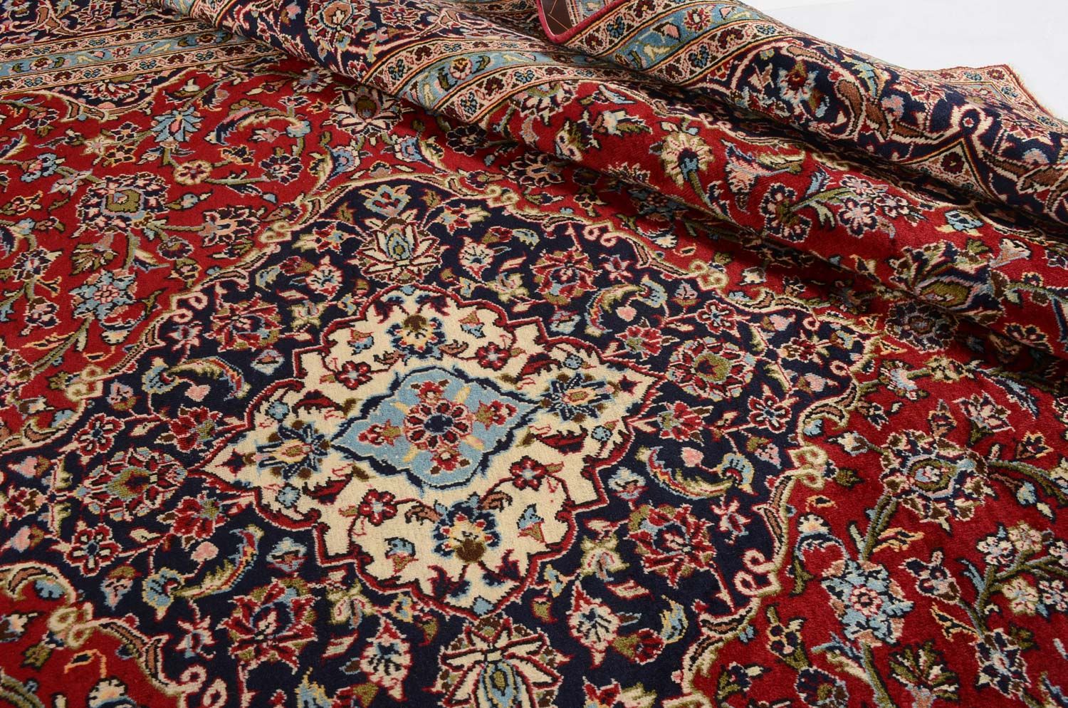 Perserteppich - Keshan 357 x 246 cm - rot - Image 4