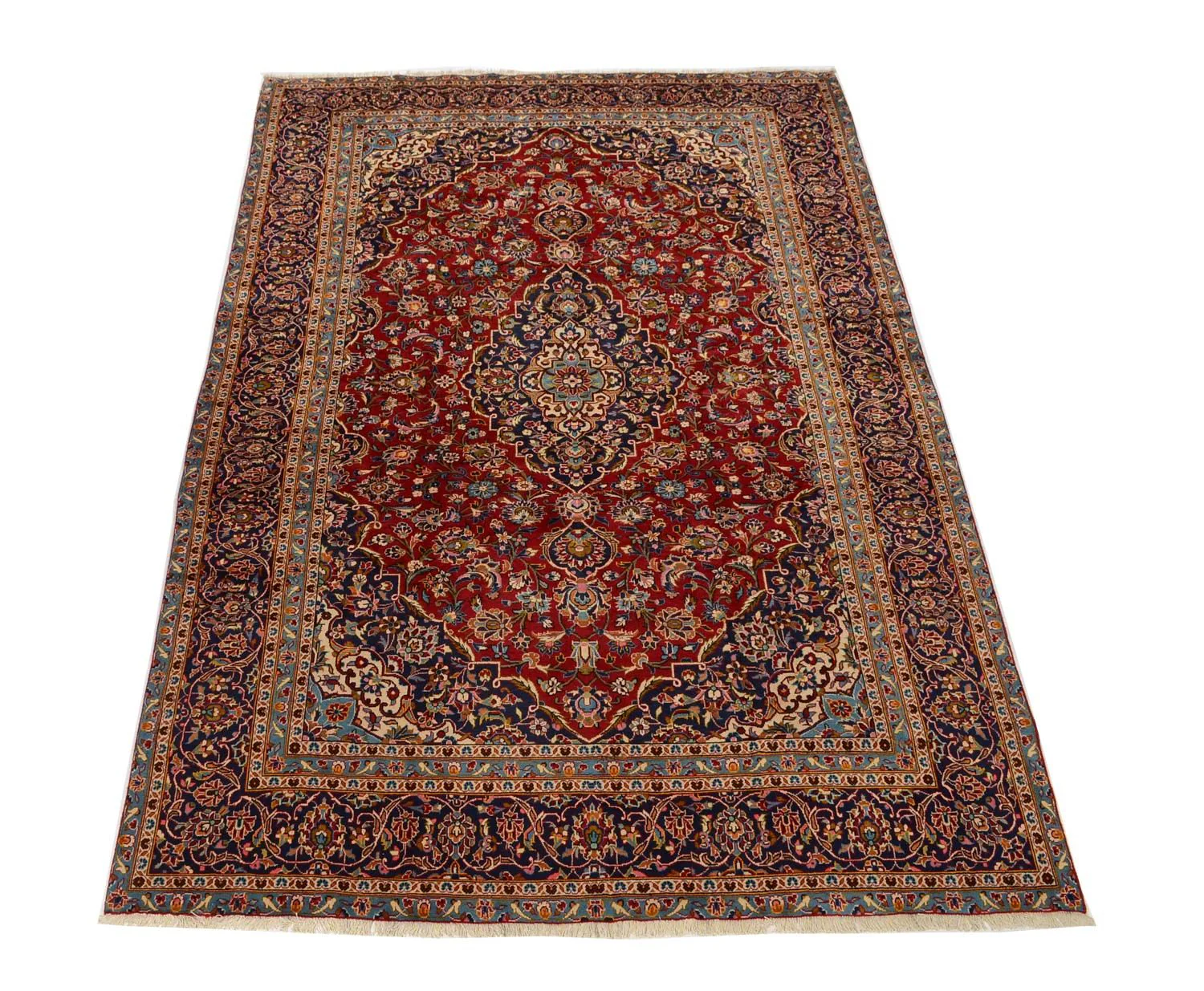 Perserteppich - Keshan 358 x 240 cm - rot - Image 5