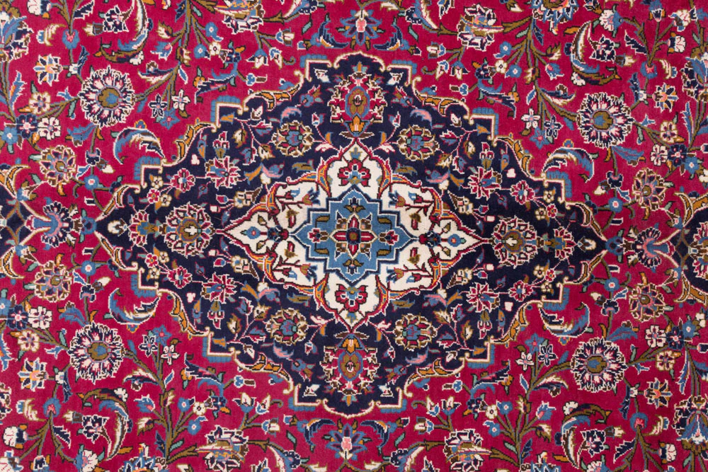 Perserteppich - Keshan - 358 x 245 cm - rot - Image 8