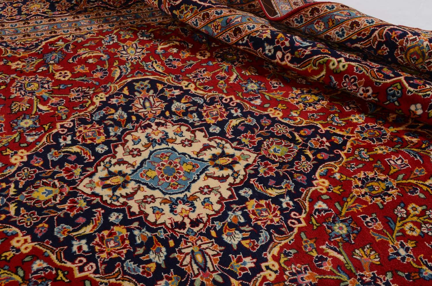 Perserteppich - Keshan 358 x 246 cm - rot - Image 4