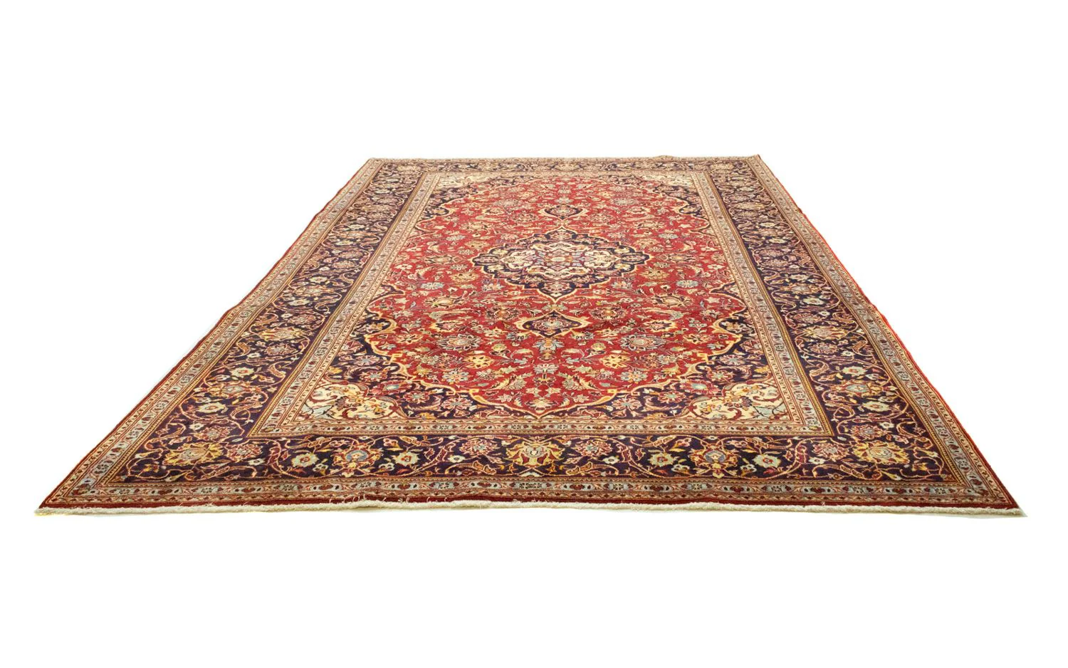 Perserteppich - Keshan 358 x 248 cm - rot - Image 5