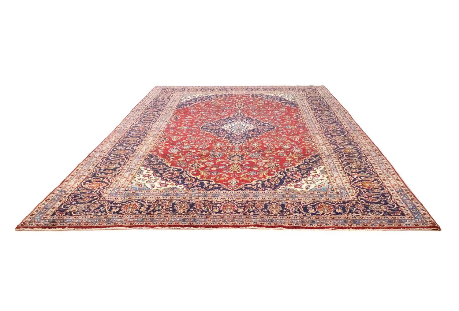 Perserteppich - Keshan 358 x 255 cm - rot - Image 5