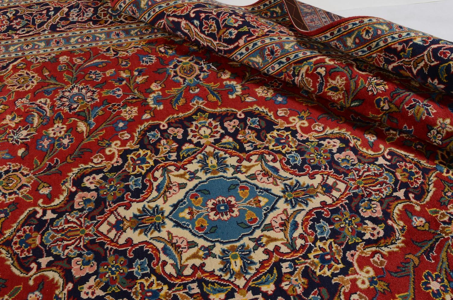 Perserteppich - Keshan 359 x 252 cm - rot - Image 4