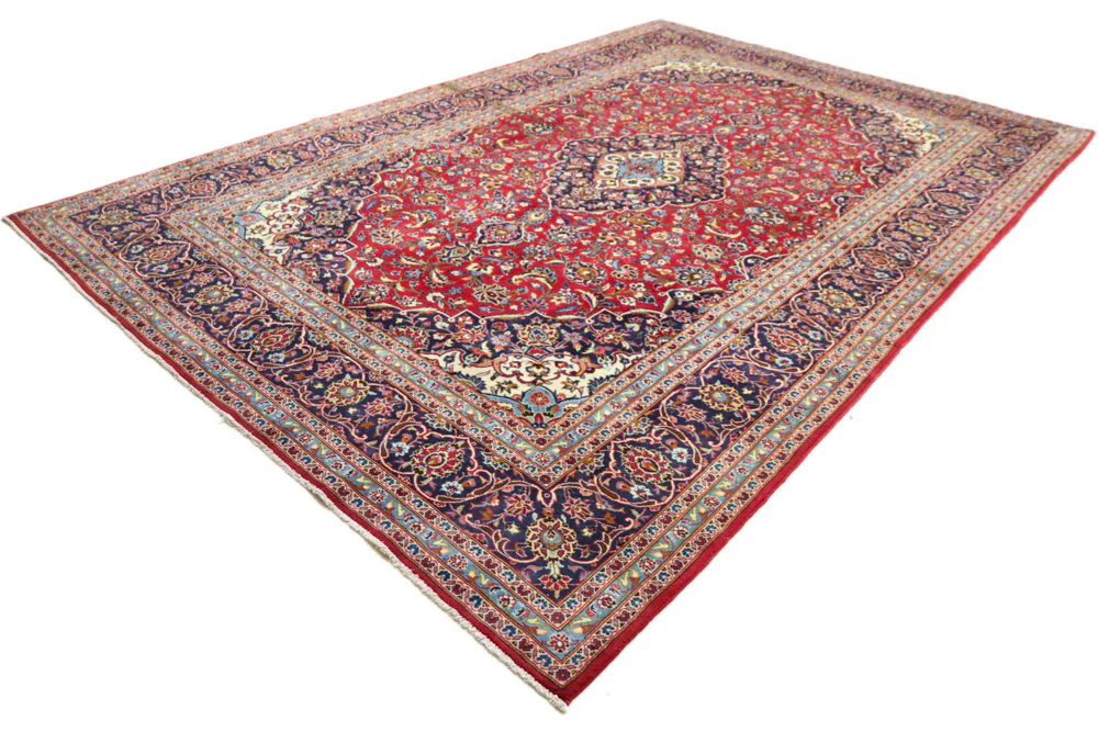 Perserteppich - Keshan - 360 x 245 cm - rot - Image 2