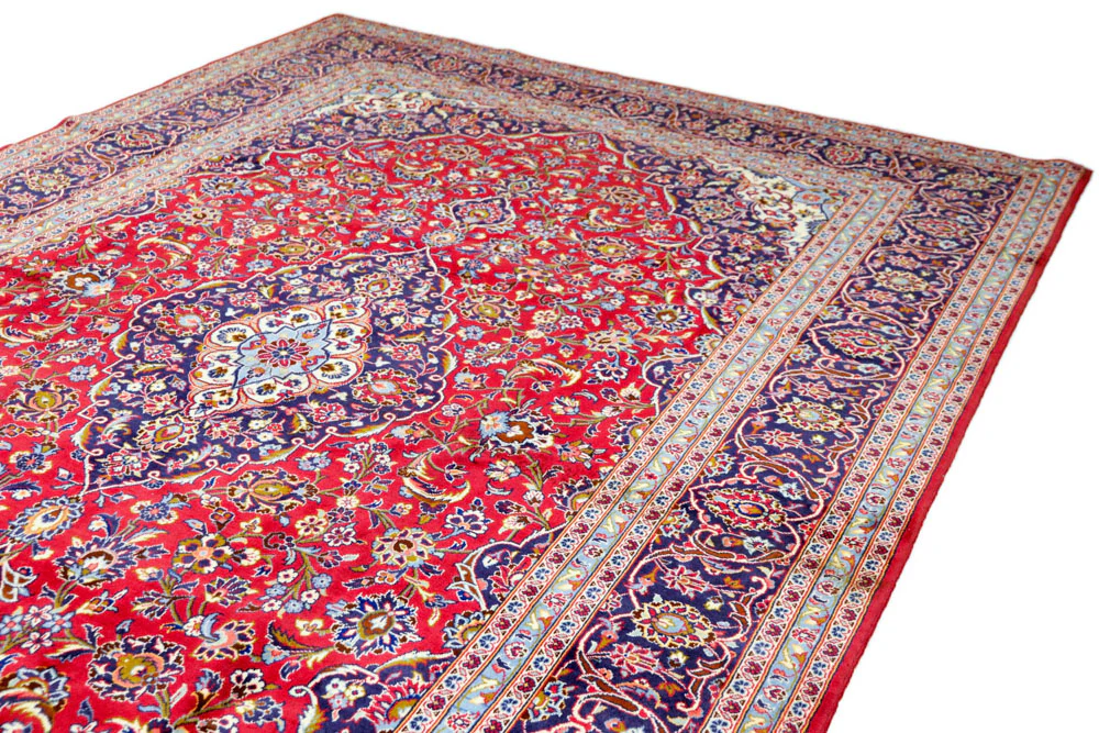 Perserteppich - Keshan - 360 x 245 cm - rot - Image 4