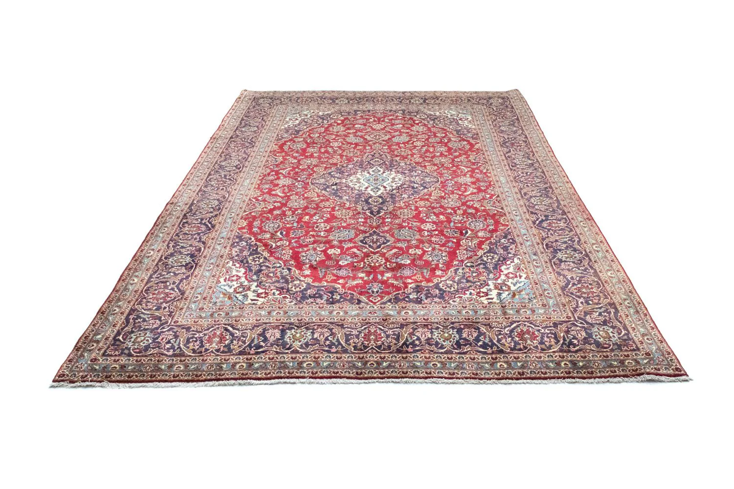 Perserteppich - Keshan 360 x 249 cm - rot - Image 5