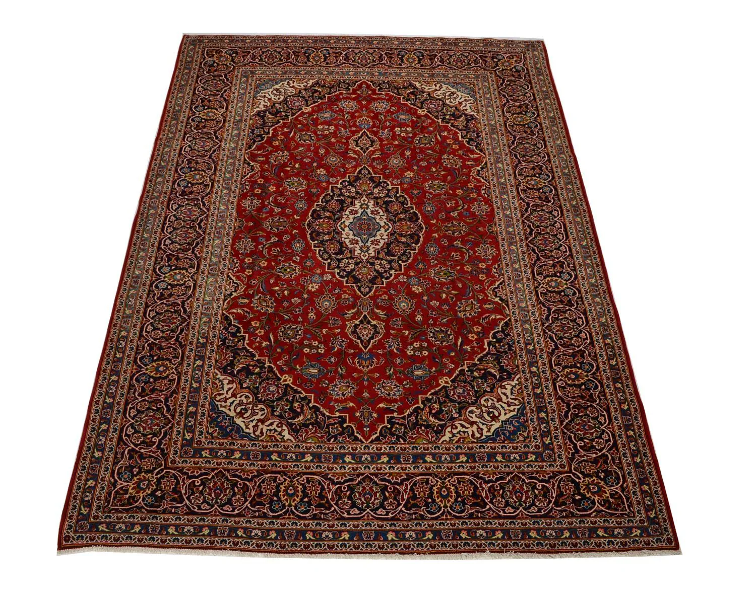 Perserteppich - Keshan 360 x 255 cm - rot - Image 5