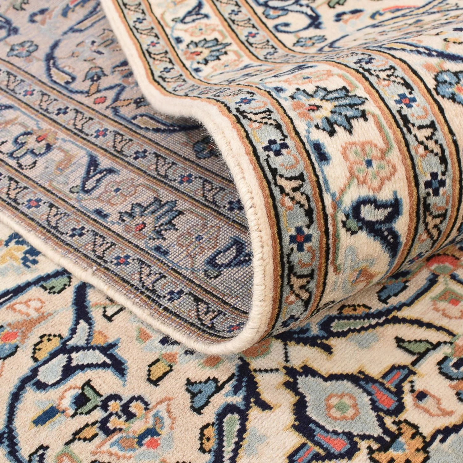 Perserteppich - Keshan - 361 x 249 cm - dunkelbeige - Image 4
