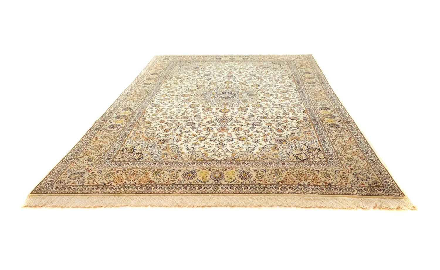 Perserteppich - Keshan 364 x 250 cm - beige - Image 5