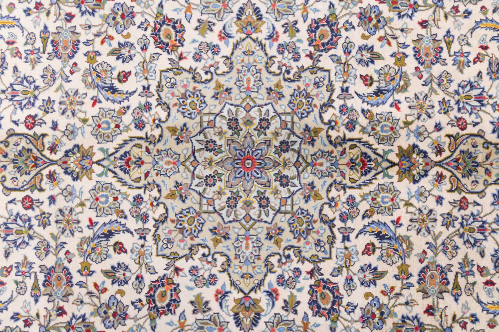 Perserteppich - Keshan - 365 x 250 cm - creme - Image 8