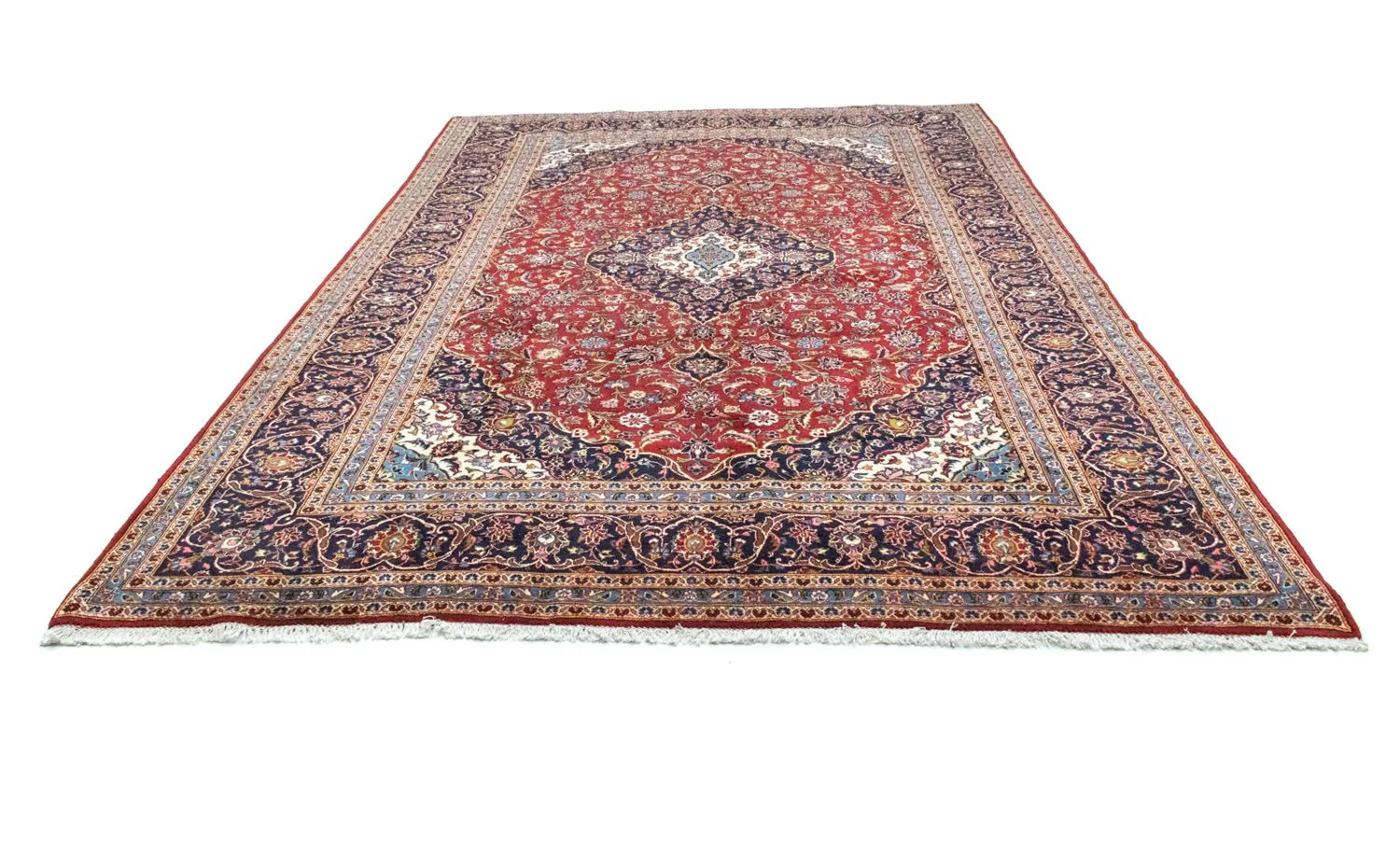 Perserteppich - Keshan 368 x 250 cm - rot - Image 5