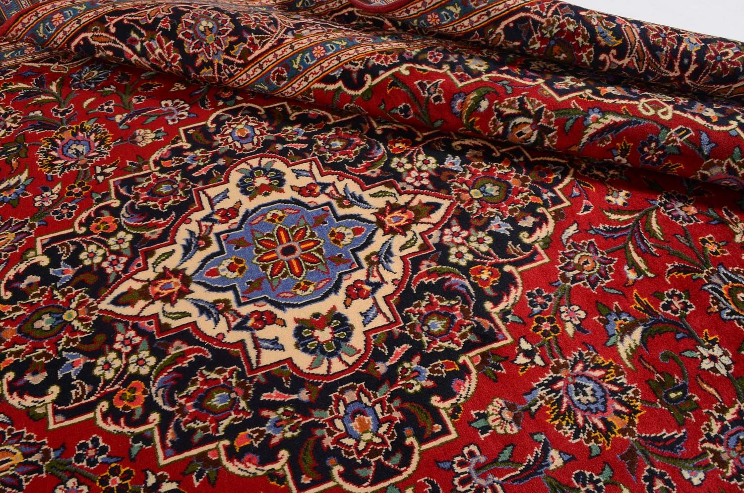 Perserteppich - Keshan 370 x 255 cm - rot - Image 4