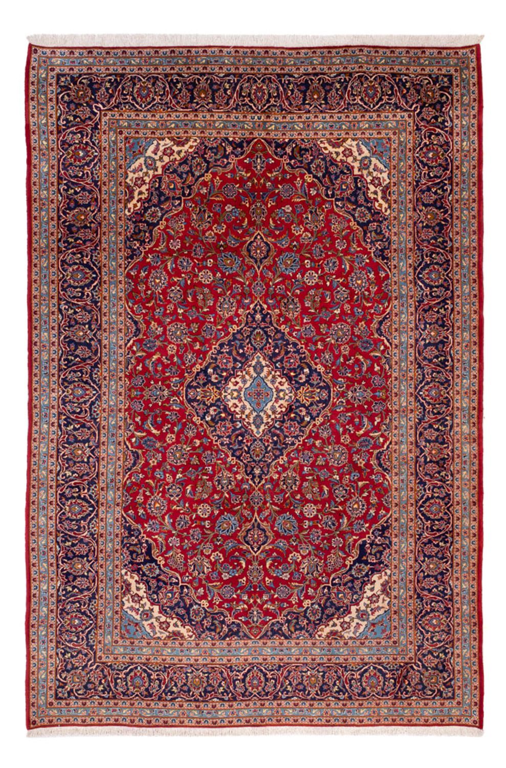Keshan Teppich 373x252cm - Perserteppich