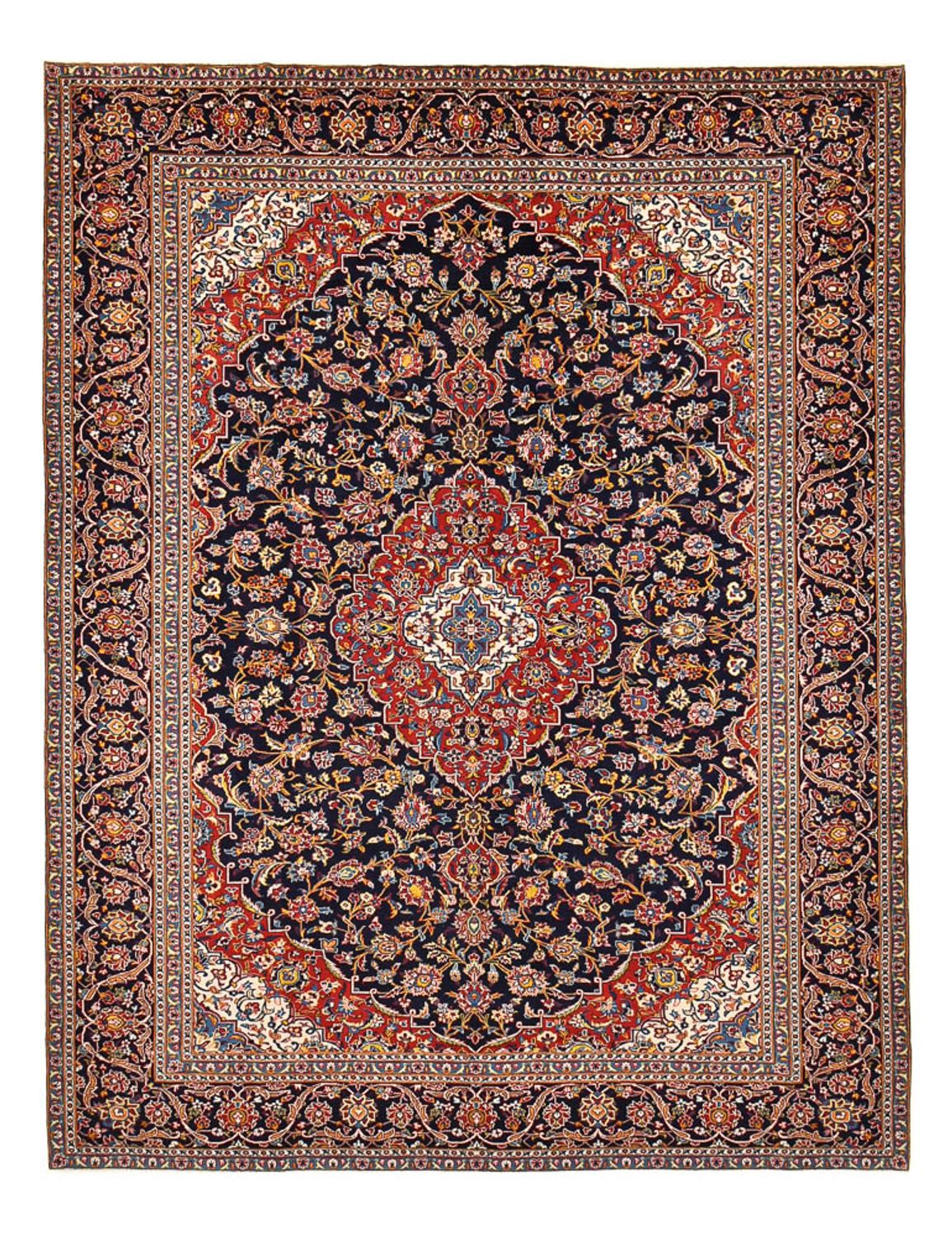 Keshan Teppich 381x292cm - Perserteppich