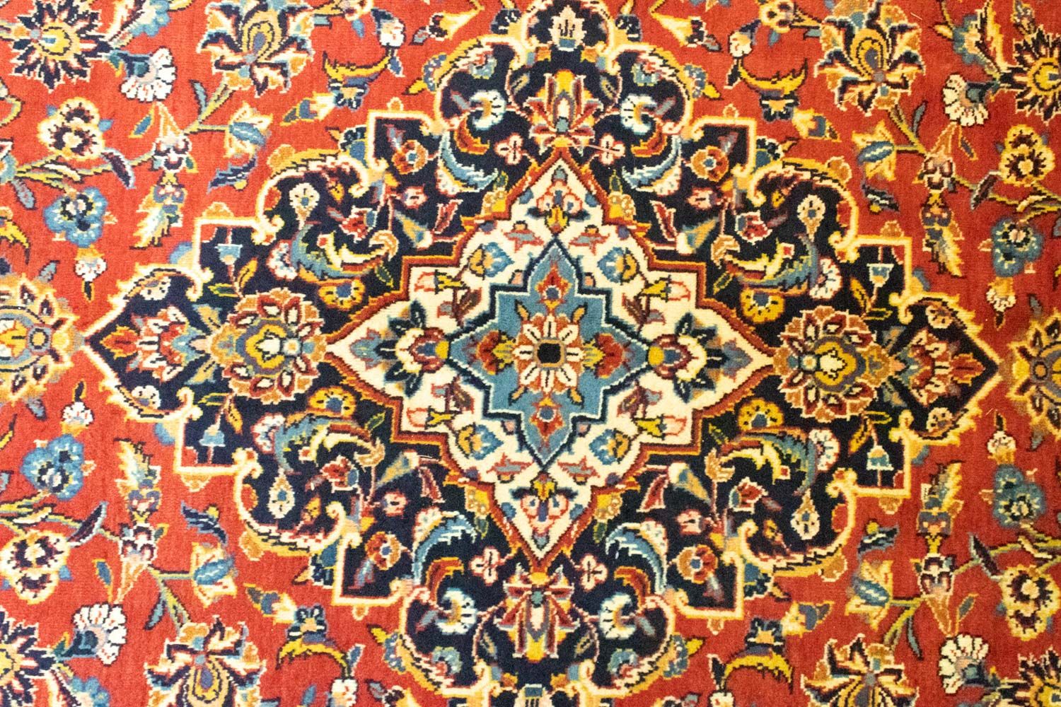 Perserteppich - Keshan 382 x 270 cm - orange - Image 2