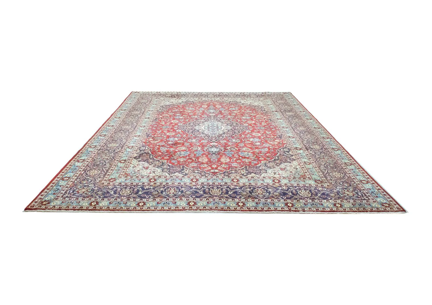 Perserteppich - Keshan 384 x 280 cm - rot - Image 5