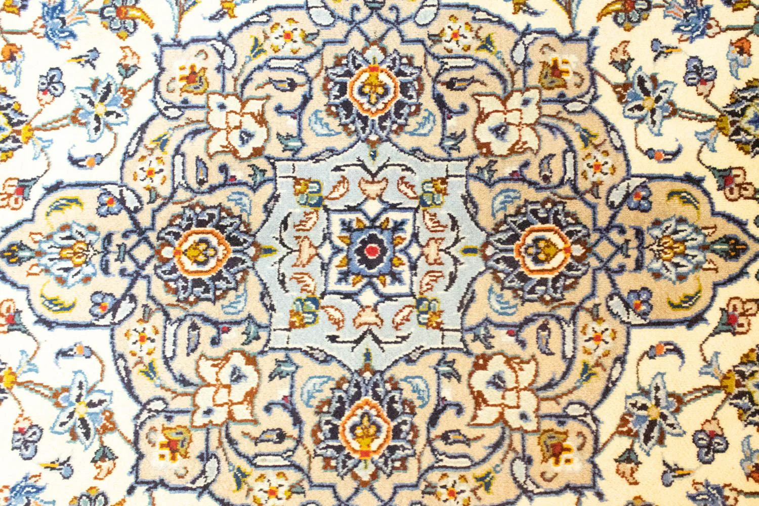 Perserteppich - Keshan 388 x 288 cm - beige - Image 2