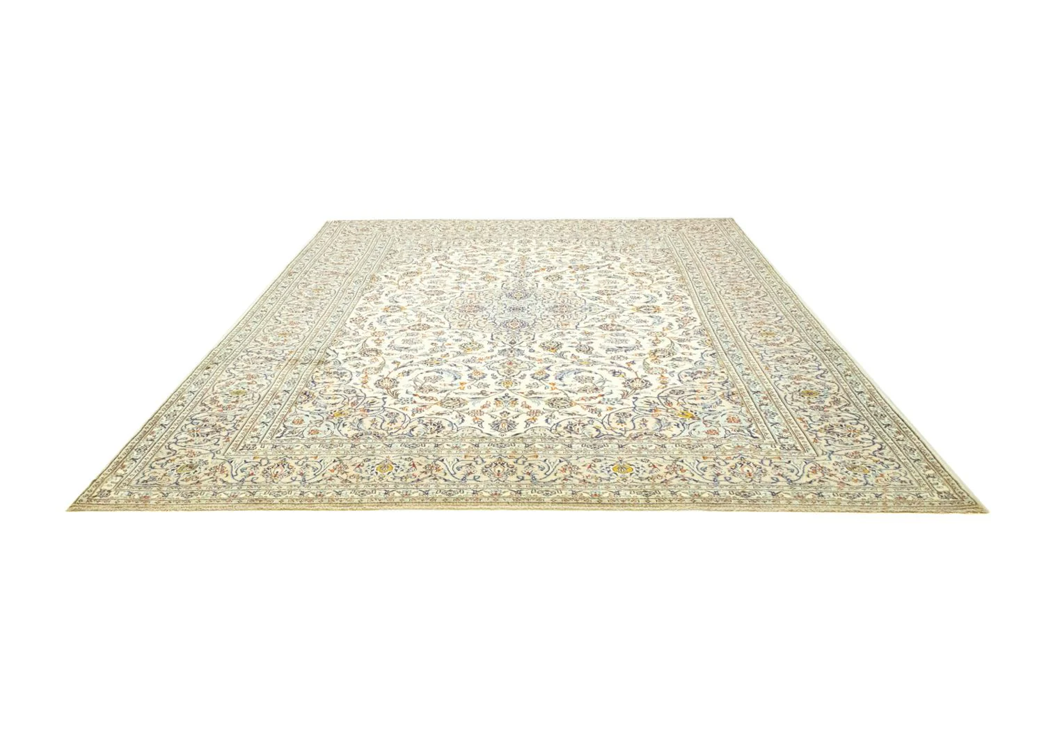 Perserteppich - Keshan 388 x 288 cm - beige - Image 5