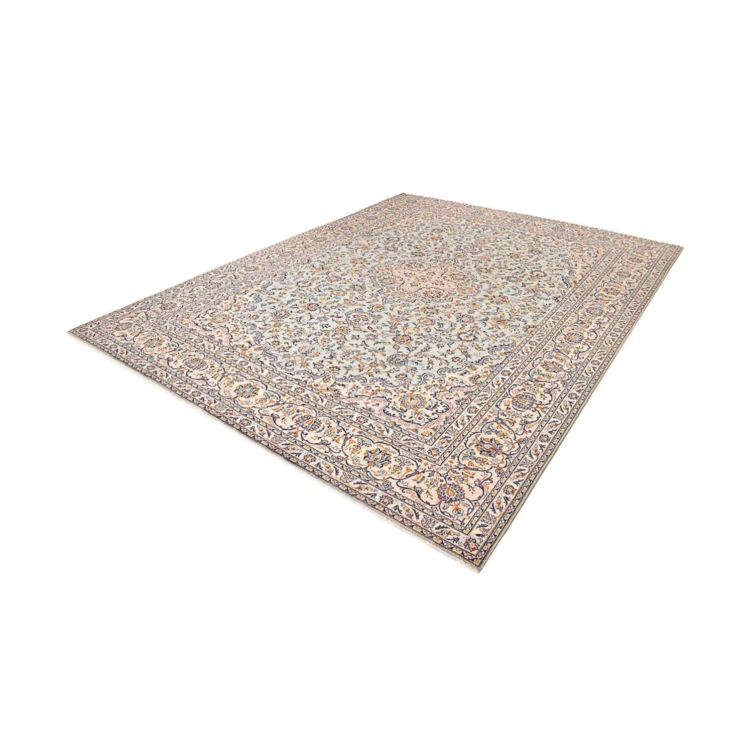 Perserteppich - Keshan - 389 x 294 cm - sand - Image 5