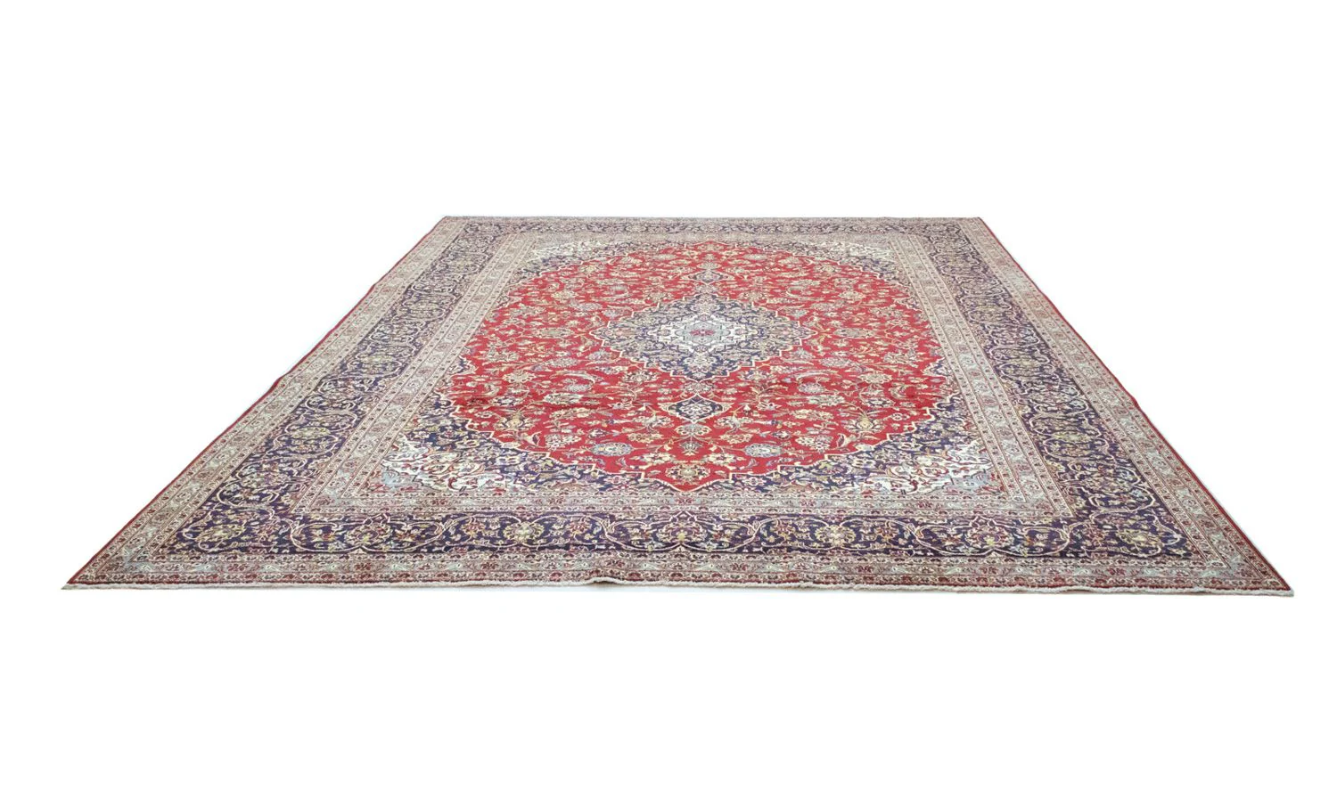 Perserteppich - Keshan 390 x 297 cm - rot - Image 5