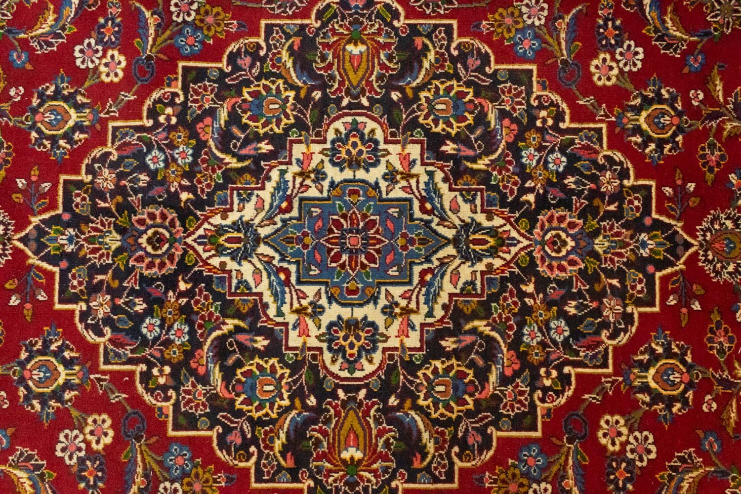 Perserteppich - Keshan 391 x 294 cm - rot - Image 2