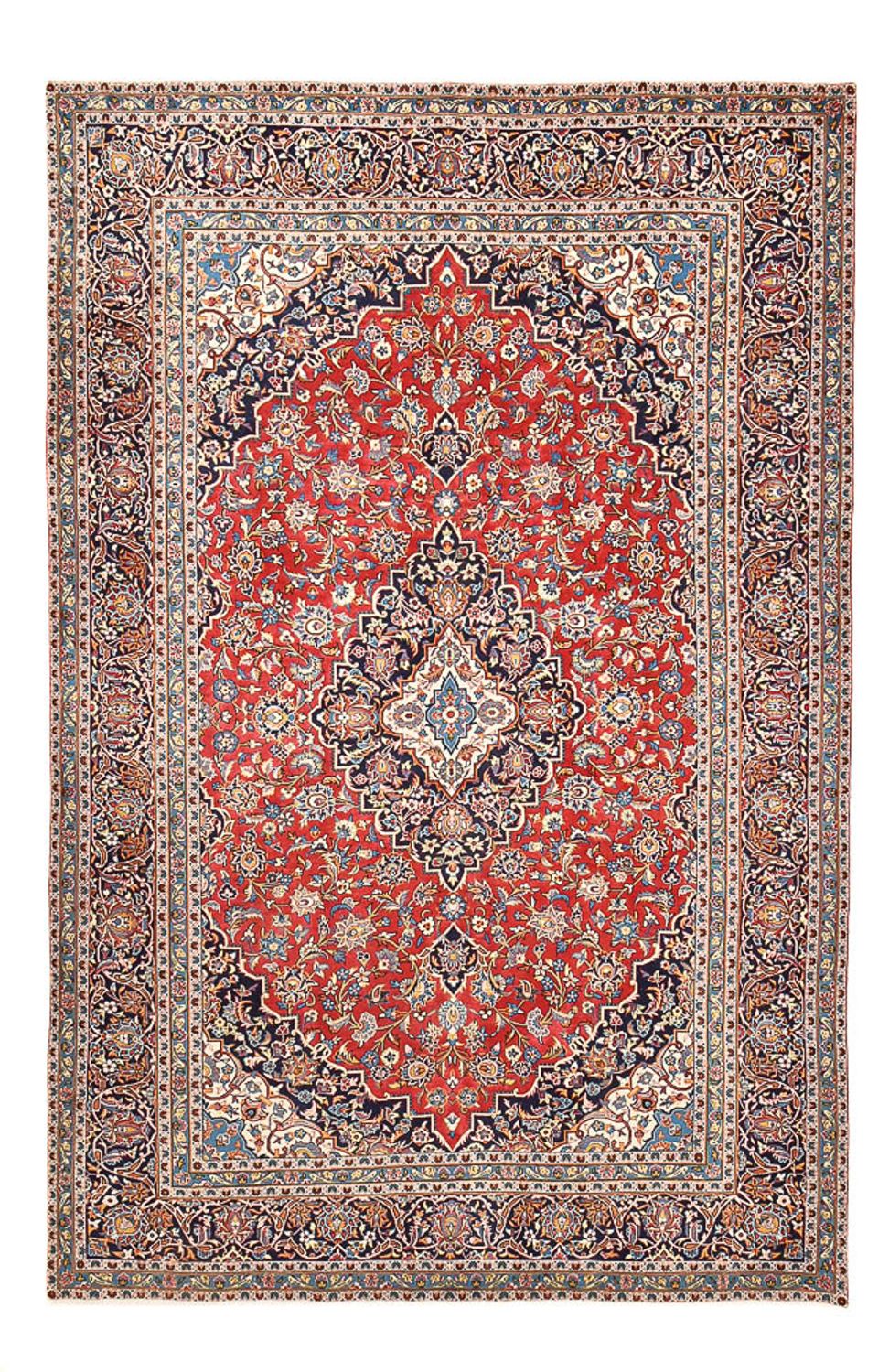 Keshan Teppich 394x249cm - Perserteppich