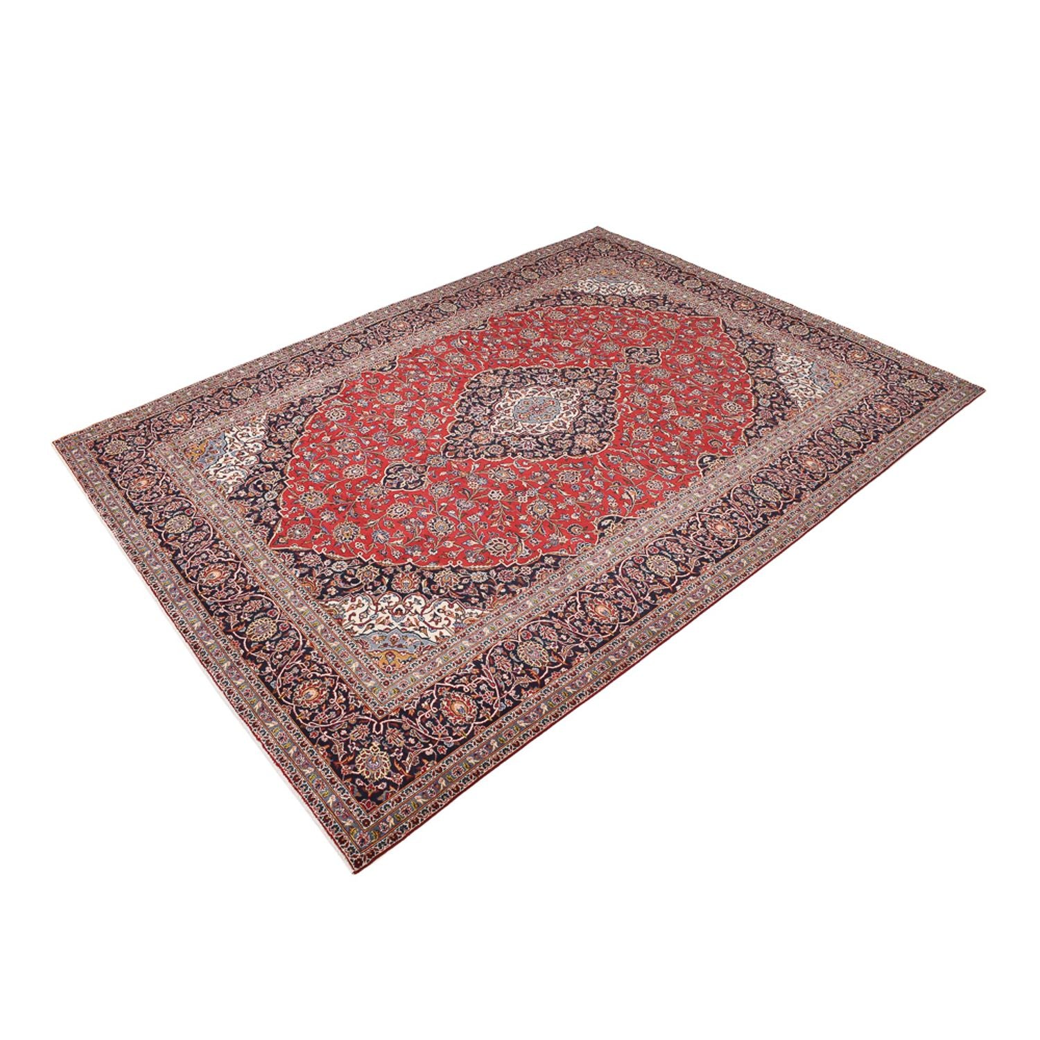 Perserteppich - Keshan - 395 x 297 cm - rot - Image 5