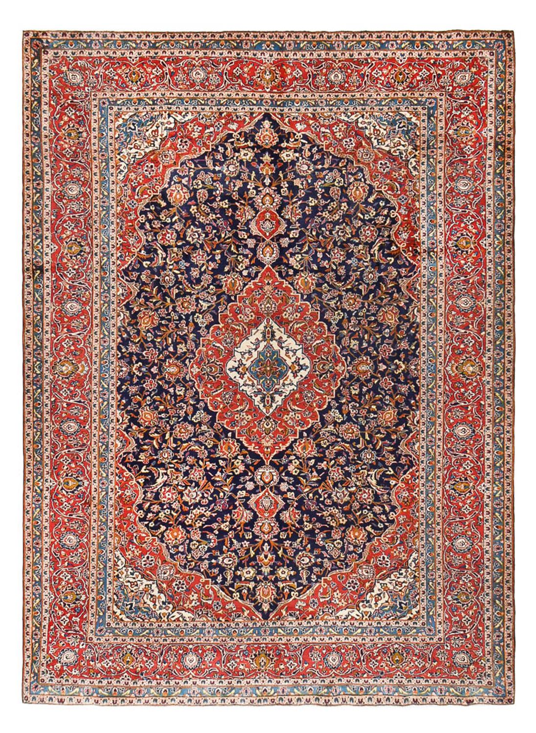 Keshan Teppich 396x289cm - Perserteppich