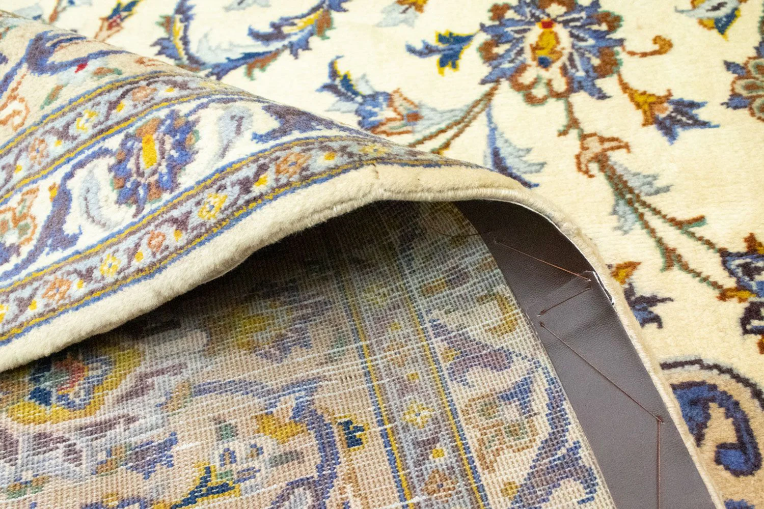 Perserteppich - Keshan 396 x 293 cm - beige - Image 4