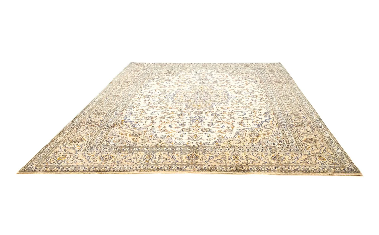 Perserteppich - Keshan 396 x 293 cm - beige - Image 5