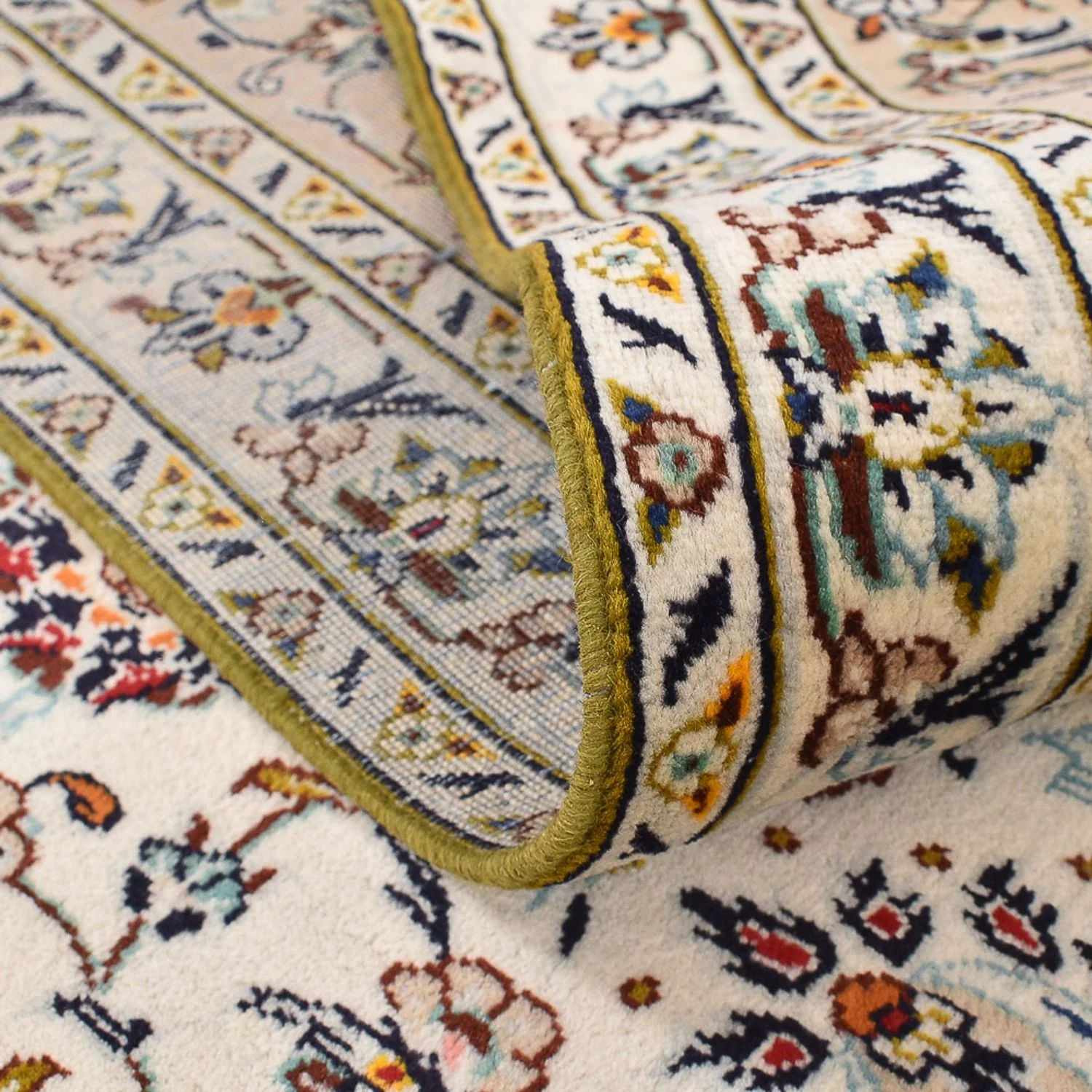 Perserteppich - Keshan - 397 x 293 cm - hellbeige - Image 4