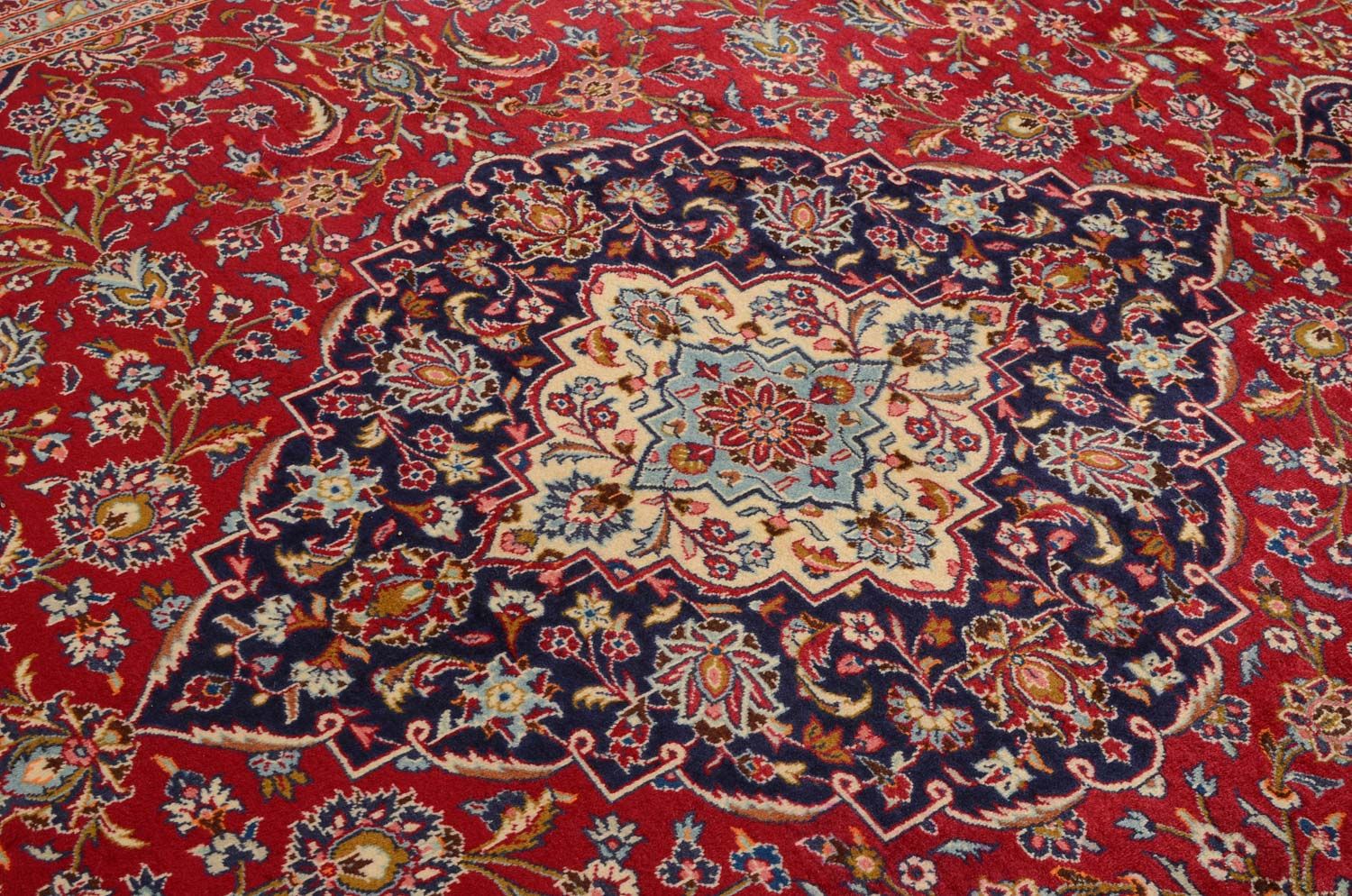 Perserteppich - Keshan 398 x 293 cm - rot - Image 2