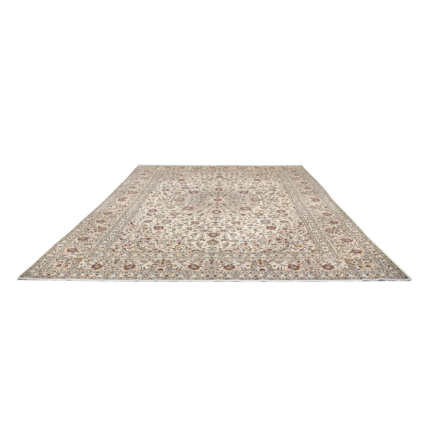 Perserteppich - Keshan - 398 x 295 cm - beige - Image 5
