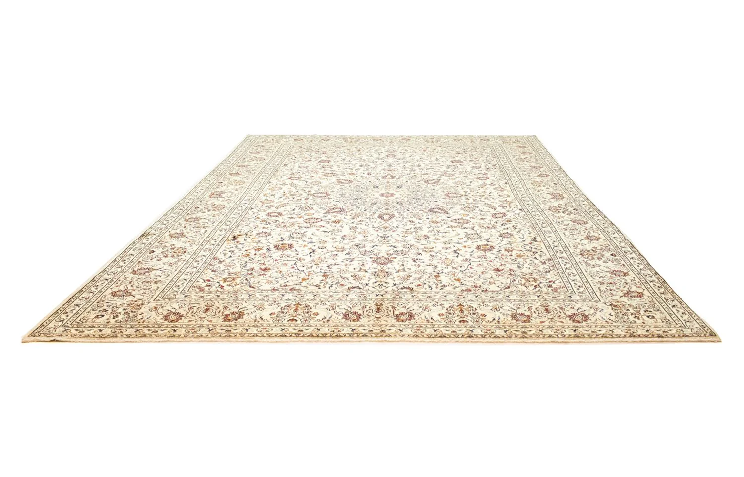 Perserteppich - Keshan 398 x 295 cm - braun - Image 5