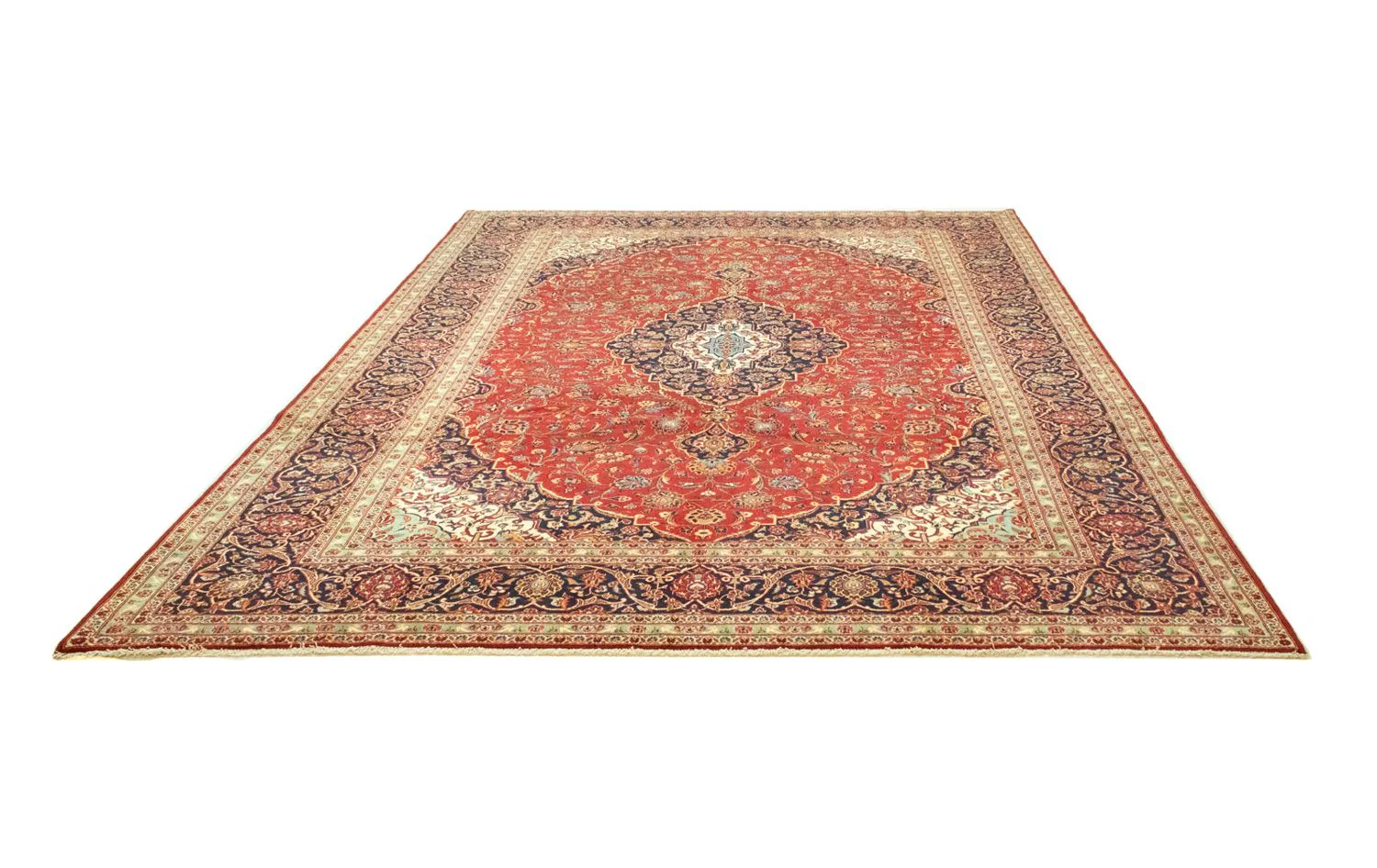 Perserteppich - Keshan 398 x 298 cm - rot - Image 5