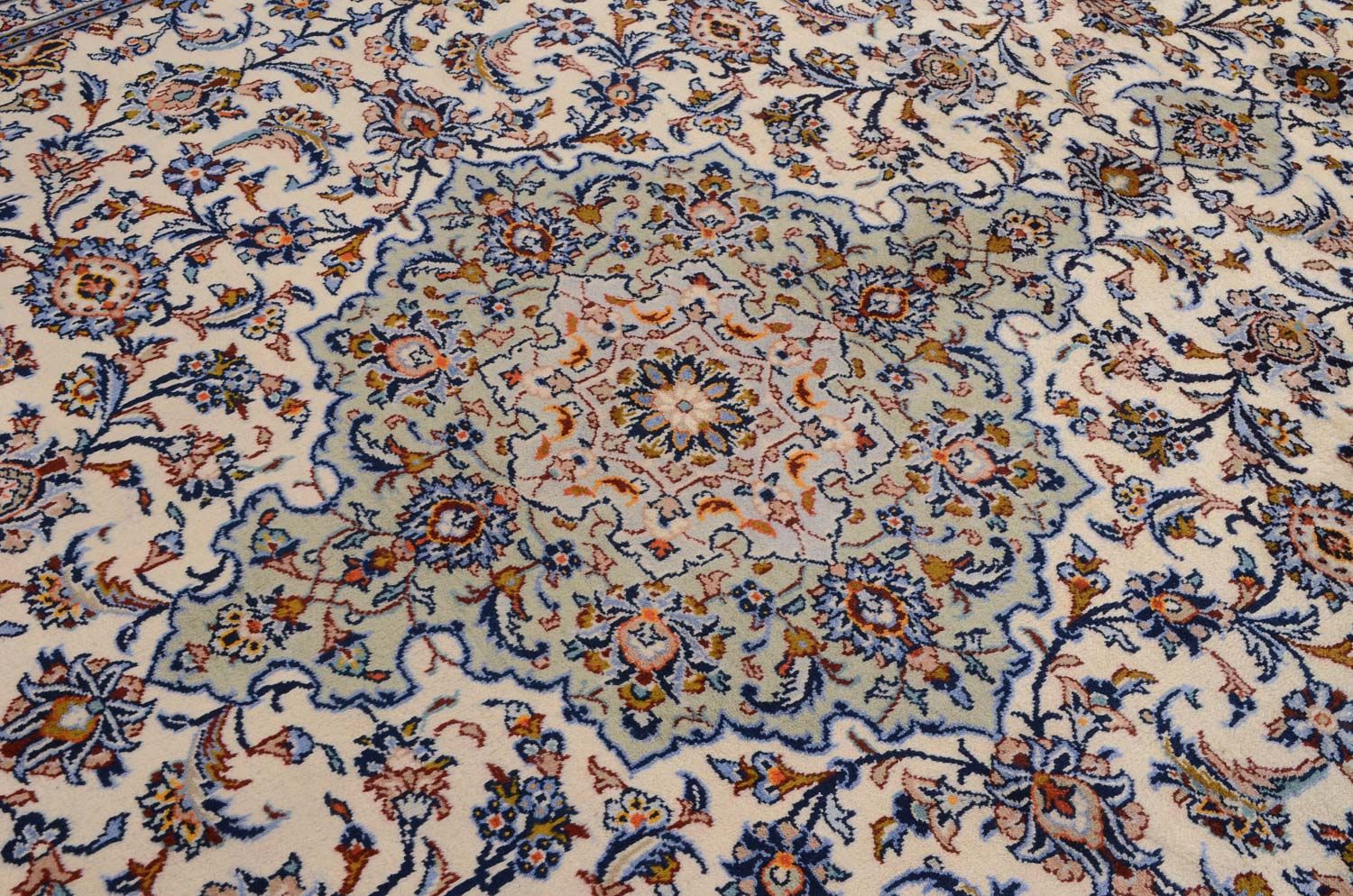 Perserteppich - Keshan 398 x 300 cm - beige - Image 2