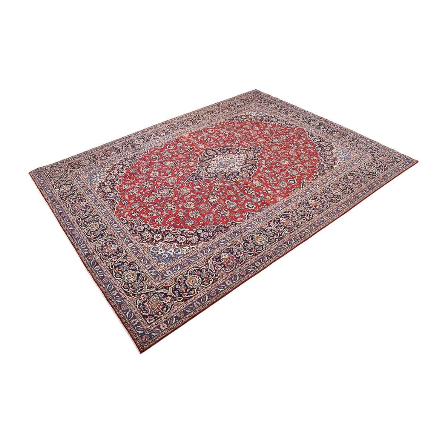 Perserteppich - Keshan - 398 x 306 cm - rot - Image 5