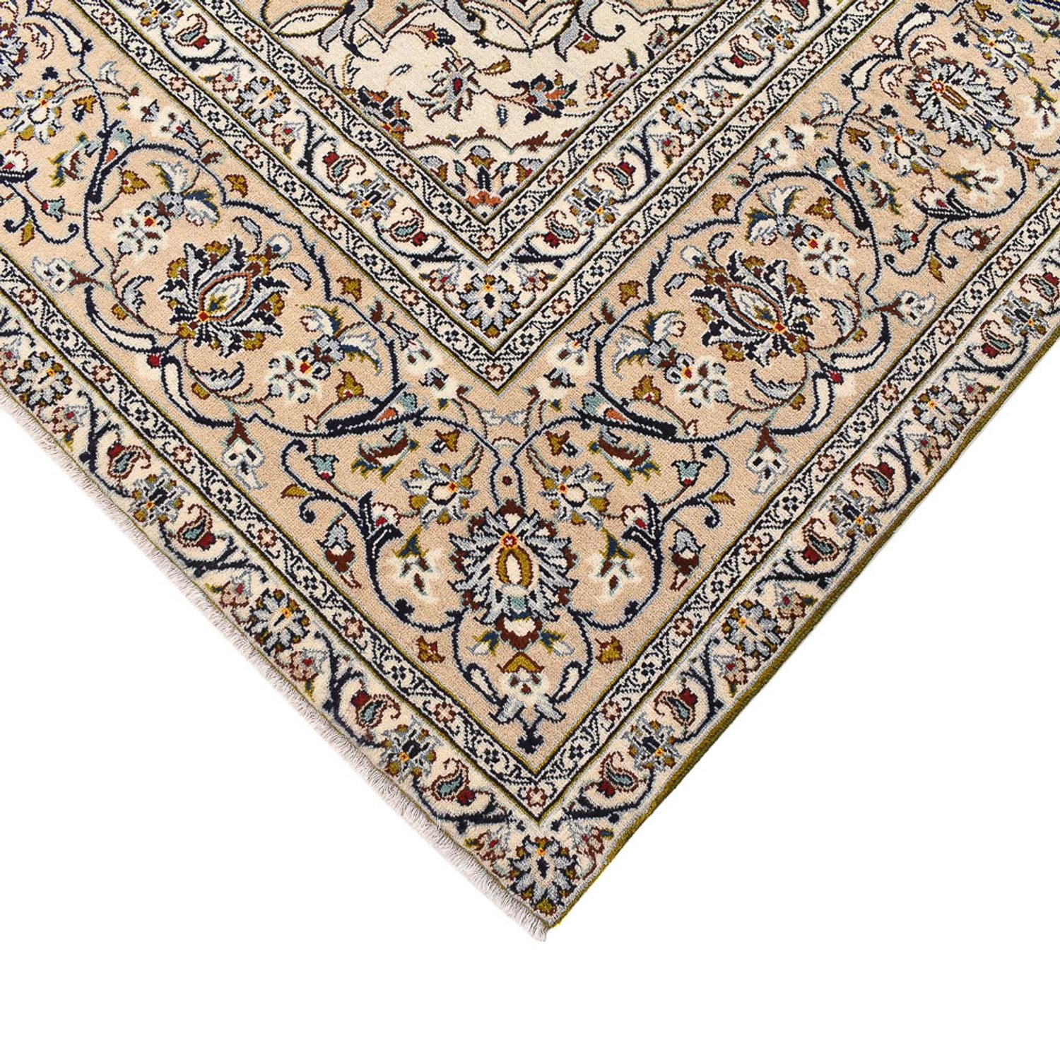 Perserteppich - Keshan - 400 x 288 cm - hellbeige - Image 2