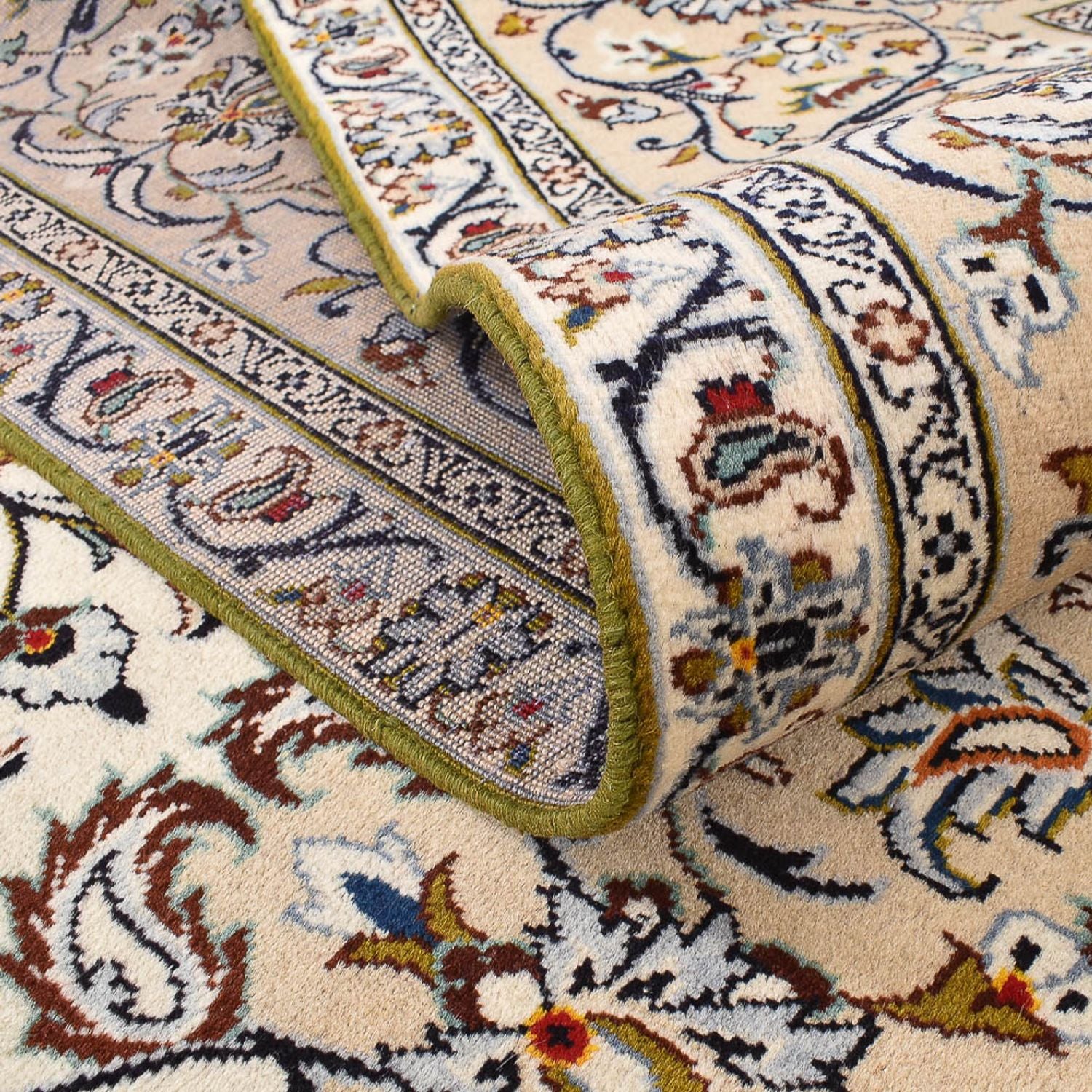 Perserteppich - Keshan - 400 x 288 cm - hellbeige - Image 4