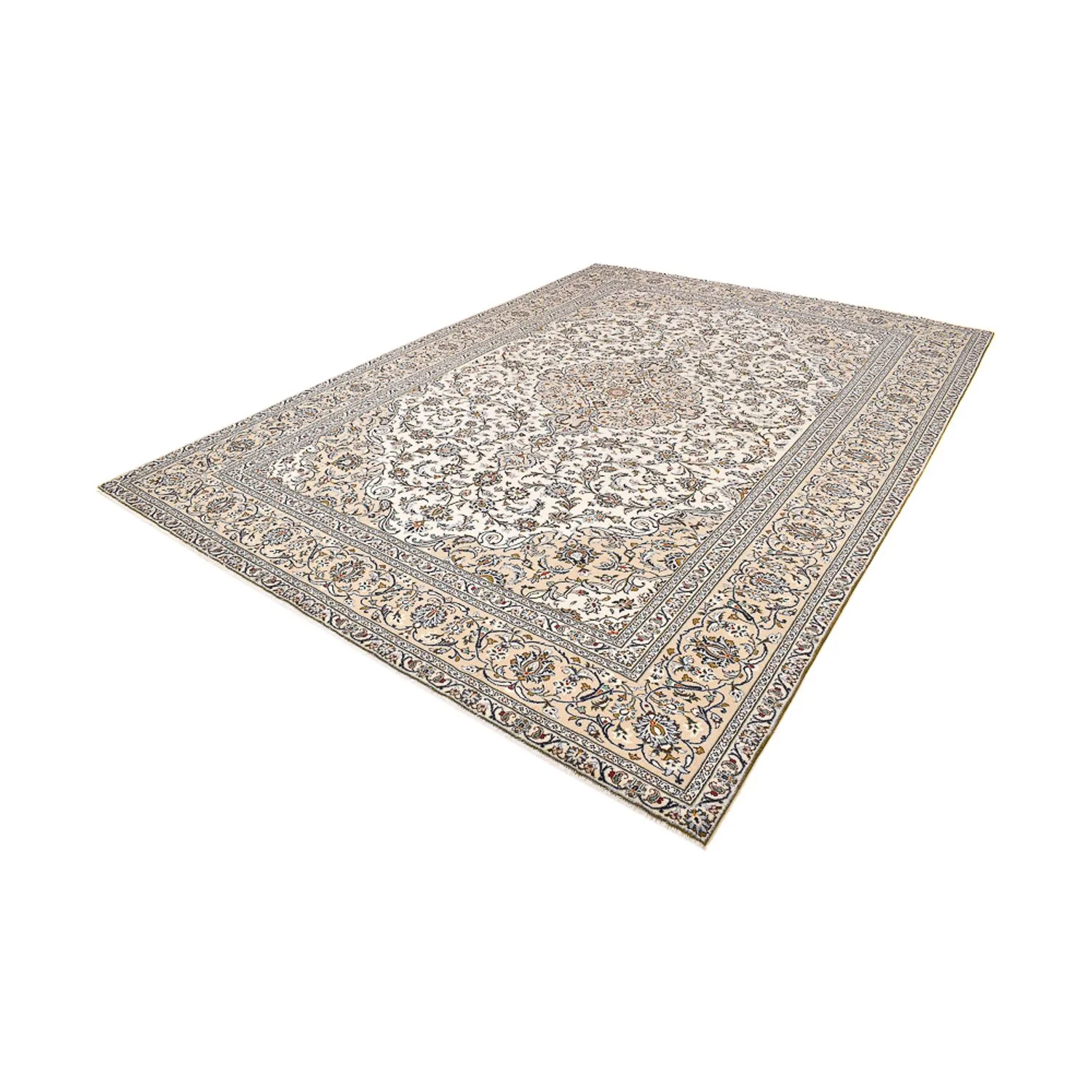 Perserteppich - Keshan - 400 x 288 cm - hellbeige - Image 5