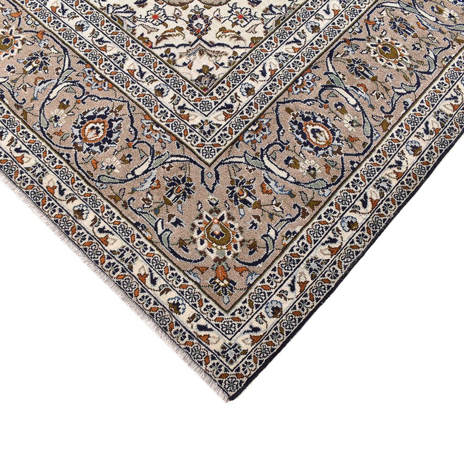 Perserteppich - Keshan - 403 x 295 cm - sand - Image 2