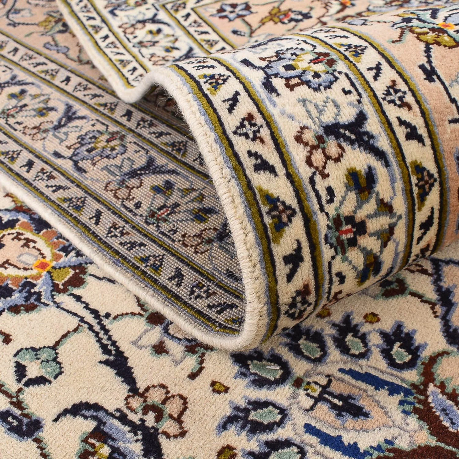 Perserteppich - Keshan - 405 x 292 cm - hellbeige - Image 4