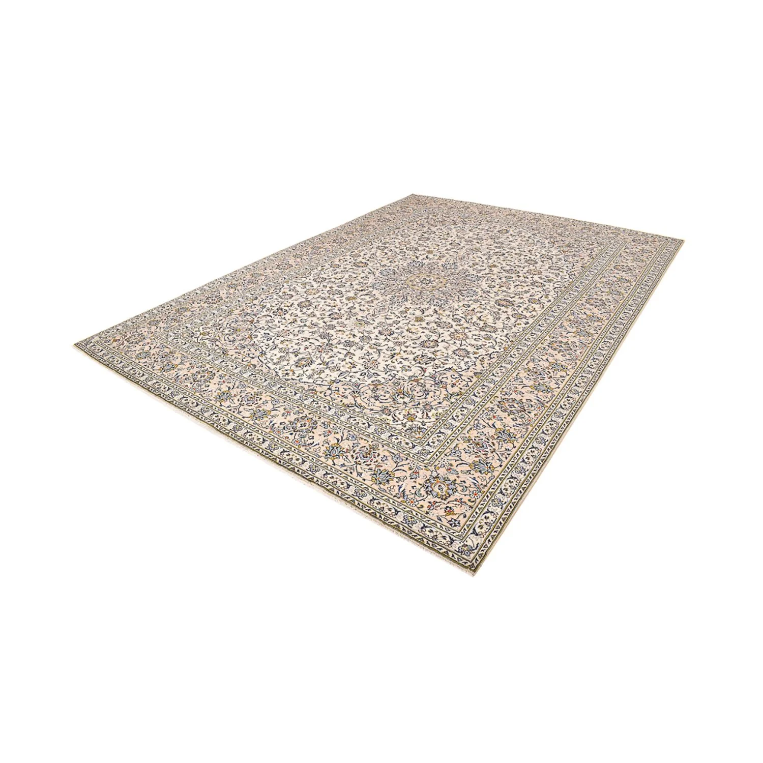 Perserteppich - Keshan - 405 x 292 cm - hellbeige - Image 5