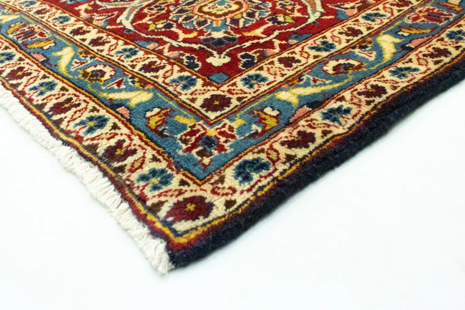 Perserteppich - Keshan 405 x 294 cm - blau - Image 3